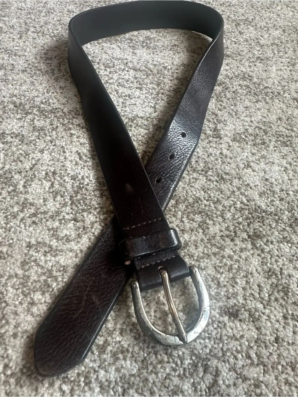 Eddie Bauer Brown Women’s Italian Leather Belt M